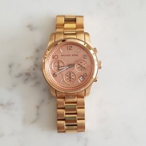 Michael Kors rose gold watch